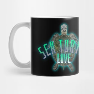 Sea turtle love t-shirt Mug